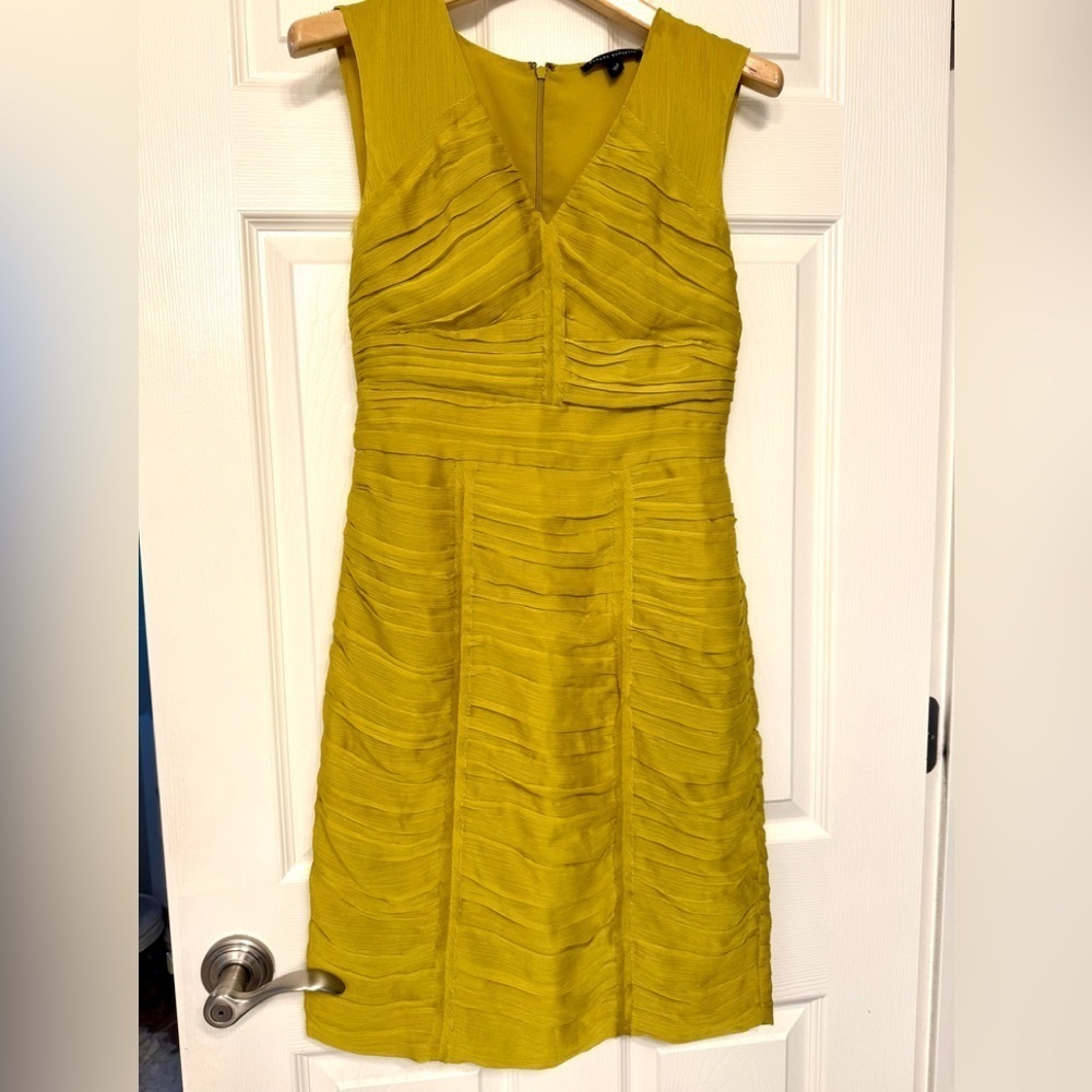 Sleeveless Mustard Yellow Dress